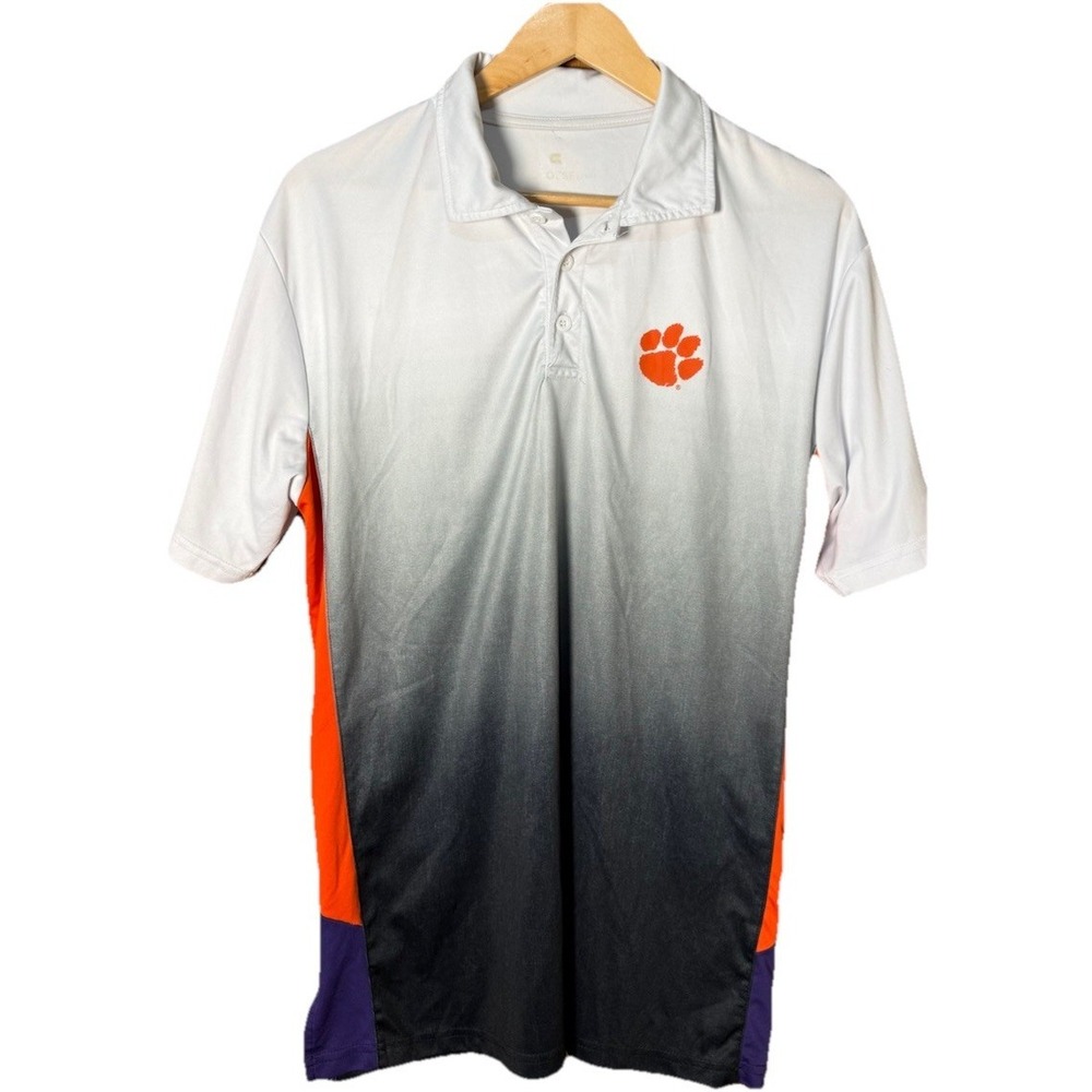Clemson Tigers Colosseum Polo Shirt Mens Medium NCAA